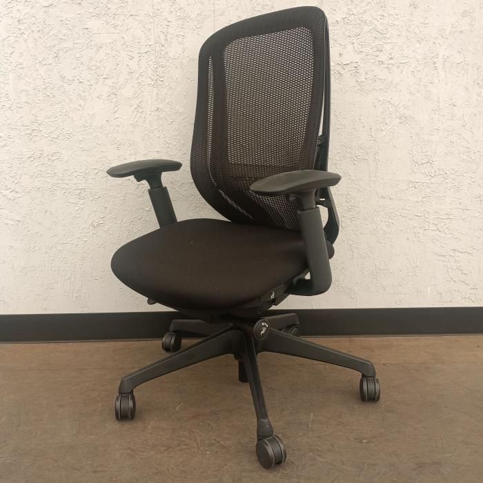 【訳アリ 中古】 オカムラ ミーティングチェア オフィスチェア Sylphy(シルフィー) ブラック 中古C685XS-FMP1 クリーニング済み
