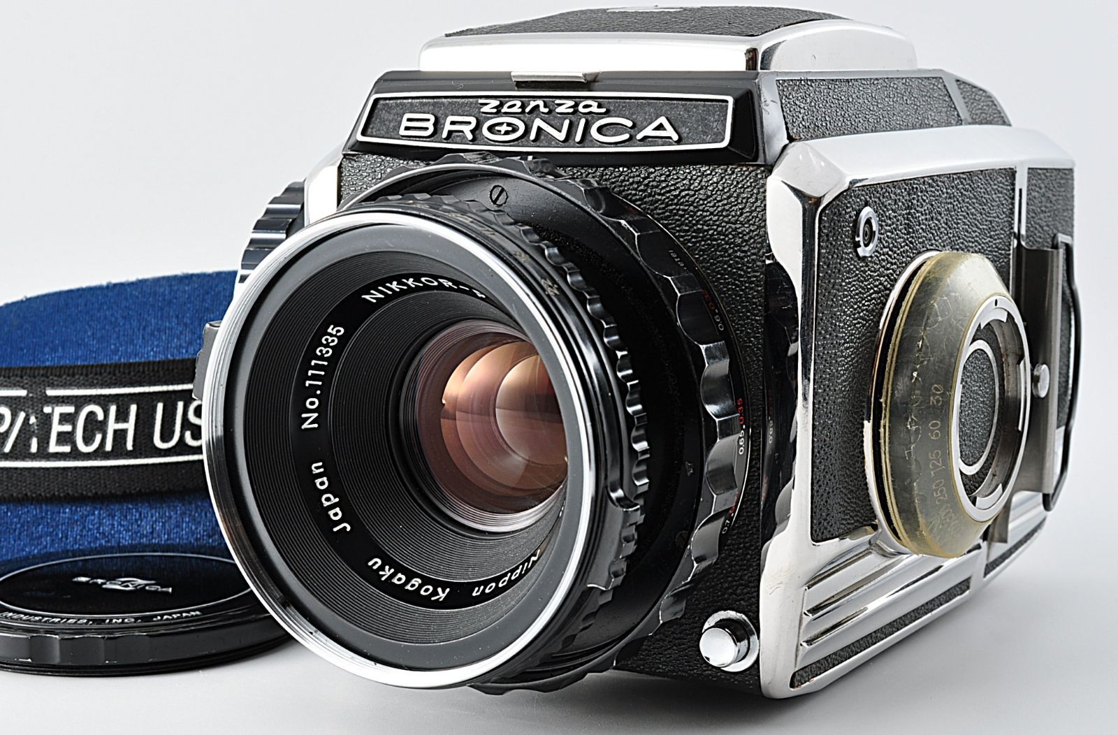 【美品 保障付 動作確認済】 Bronica ブロニカ S2 中判 フィルムカメラ + Nikkor-P 75mm f/2.8 レンズ 120 Film back フィルムバック #V950