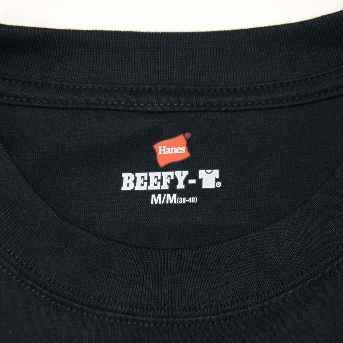 ヘインズ ロンT メンズ 正規品 HANES 長袖Tシャツ クルーネック 2枚組 HANES BEEFY LONG SLEEVE T-SHIRT 2P H5186-2 370 NAVY