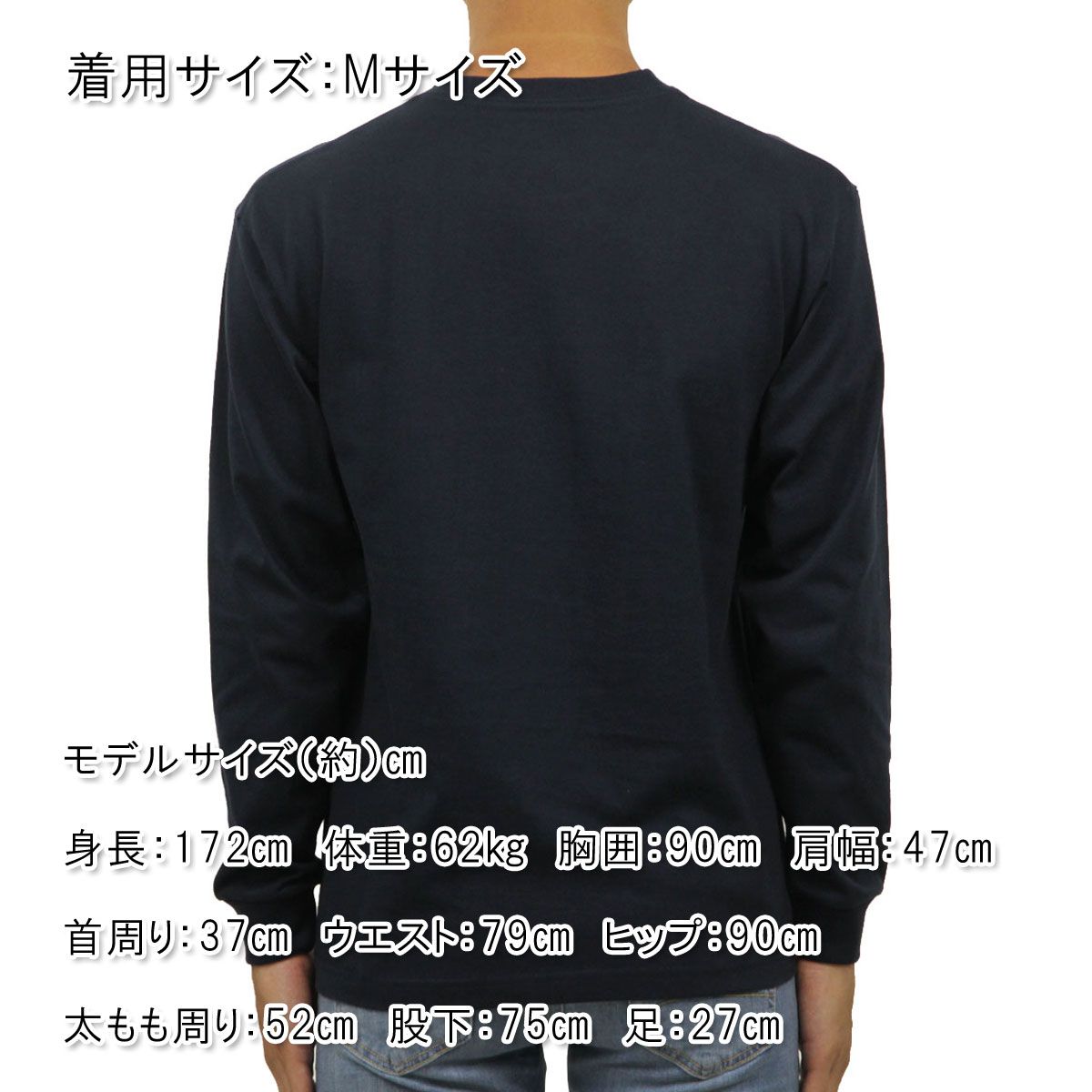 ヘインズ ロンT メンズ 正規品 HANES 長袖Tシャツ クルーネック 2枚組 HANES BEEFY LONG SLEEVE T-SHIRT 2P H5186-2 370 NAVY