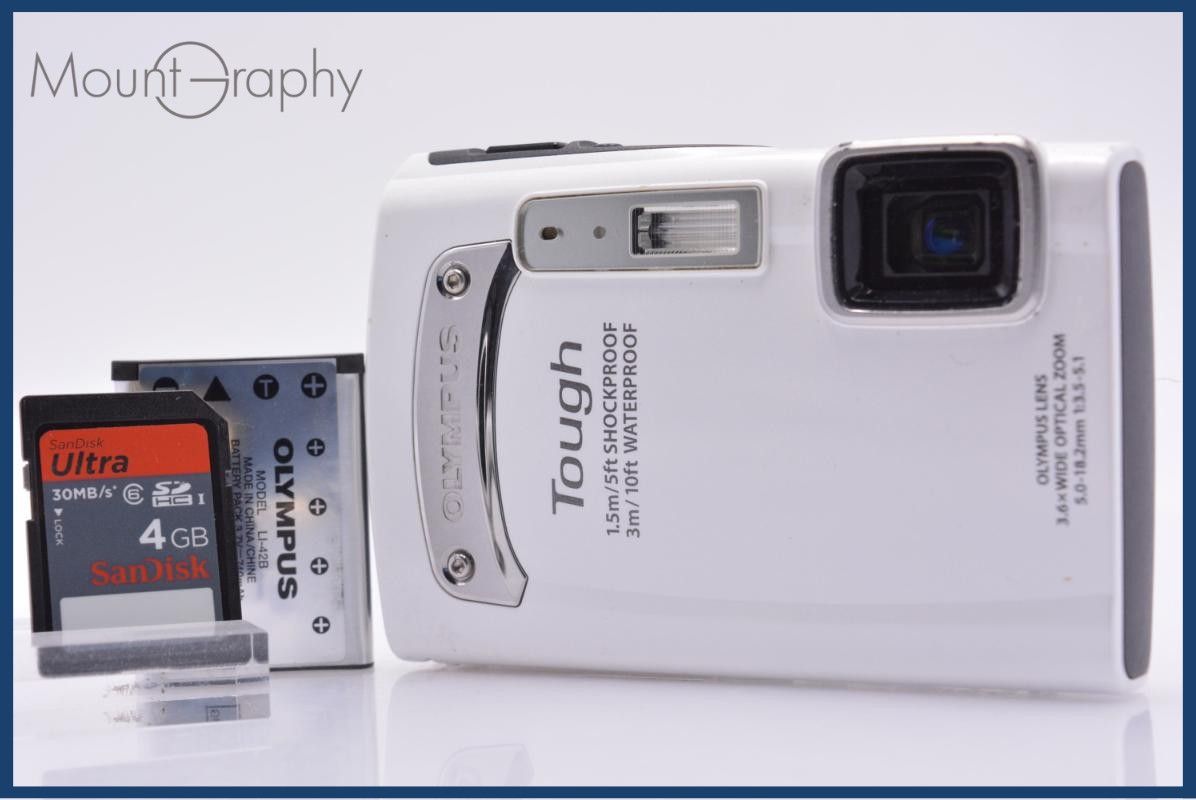 Olympus Olympus TOUGH TG-310 3.6x memory card, battery included, free #yk7999