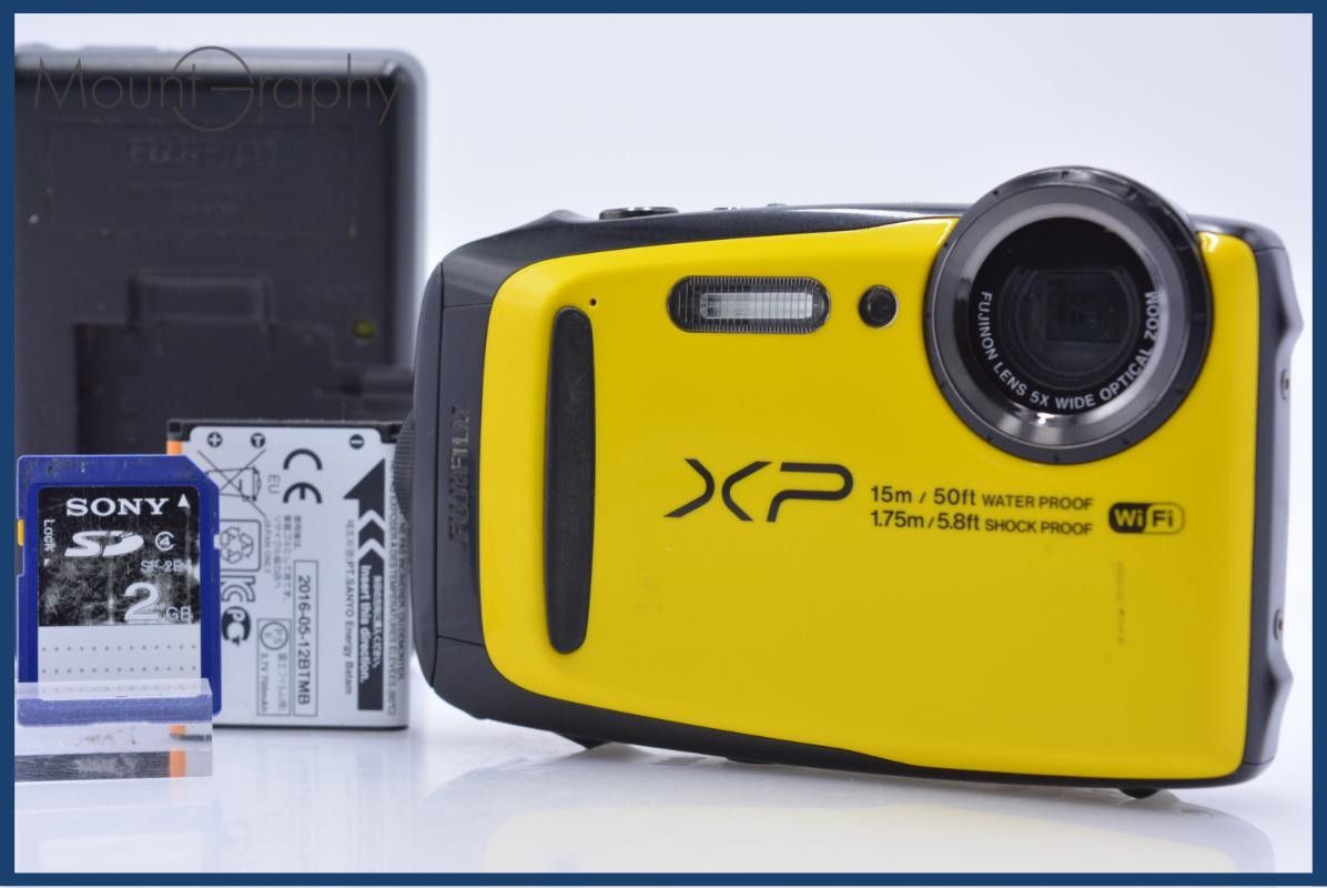 【動作保証】 富士フイルム FUJIFILM FinePix XP90 5x バッテリー、充電器、メモリーカード付属 同梱無料 #yk8000
