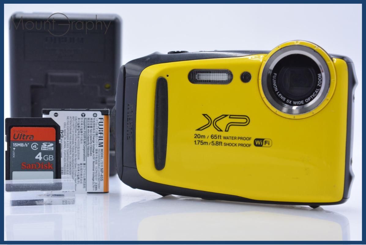 【動作保証】 富士フイルム FUJIFILM FinePix XP130 5x バッテリー、充電器、メモリーカード付属 同梱無料 #yk8005