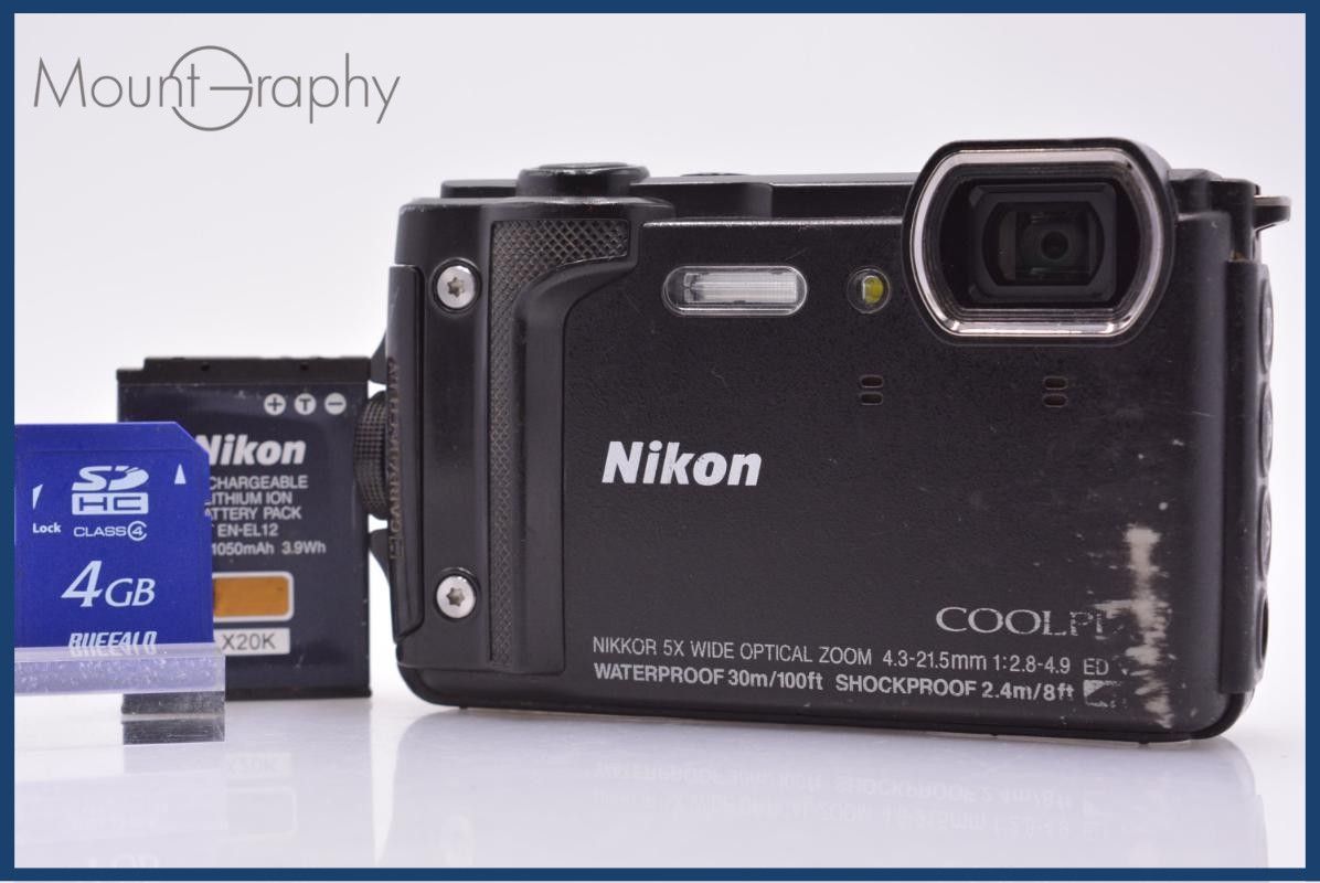 ニコン Nikon COOLPIX W300 5x バッテリー、メモリーカード付属 同梱無料 #yk8012