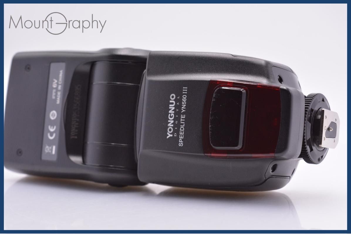 【動作保証】 ヨンヌオ YONGNUO SPEEDLITE YN560 III 単三電池仕様 同梱無料 #yk8017