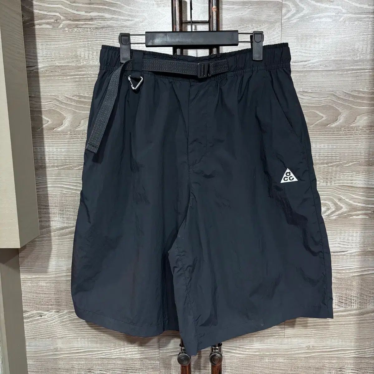 ナイキ ACG ブラック ナイロン パンツ (nbp175