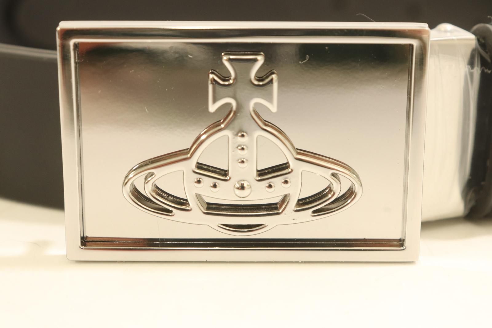中古】 Vivienne Westwood メンズベルト -- BELTS LINE ORB SQUARE 