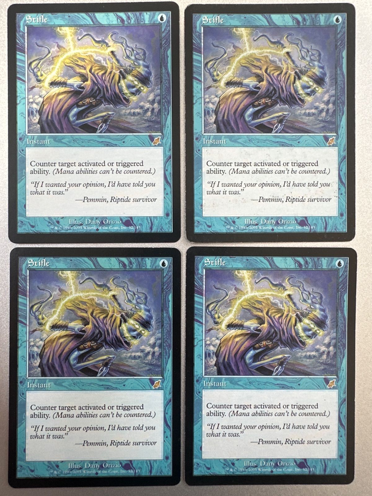 MTG もみ消し 4枚 (SCG EN)-オンラインストア通販店