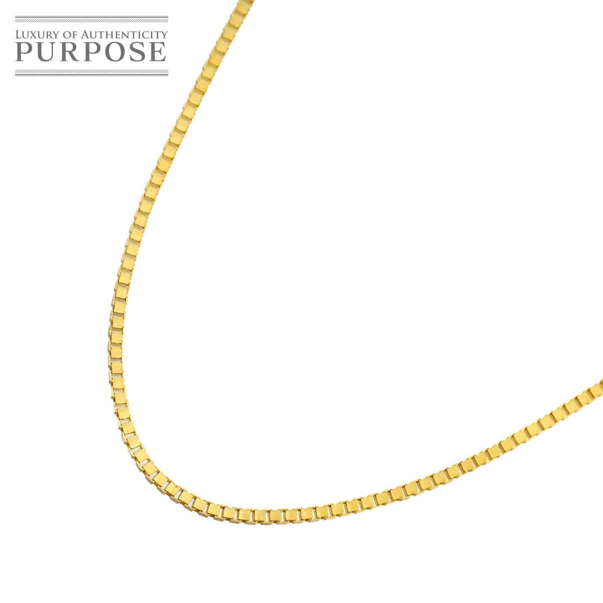 K18 YG ベネチアン ネックレス 40cm イエローゴールド 750 Necklace 90324671