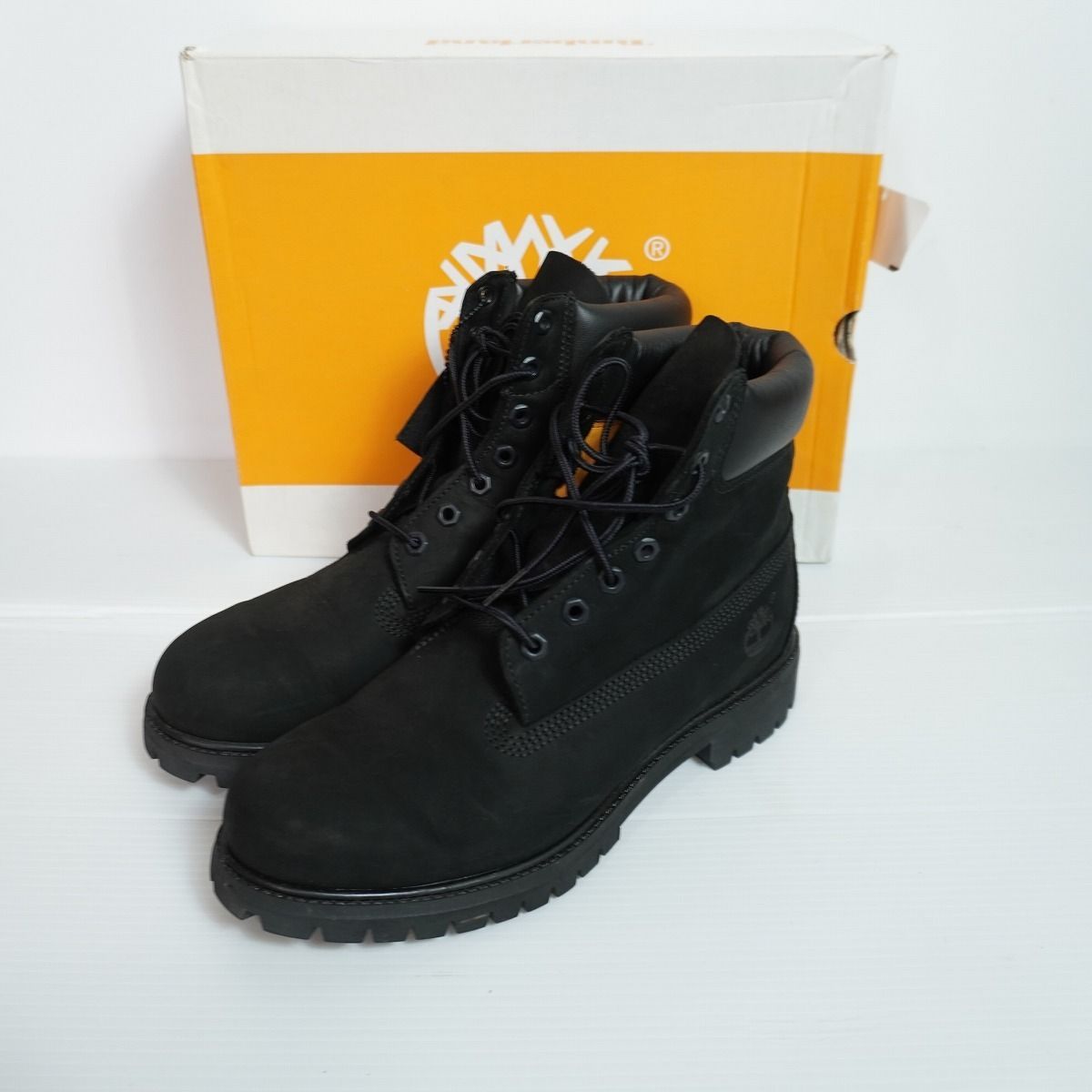 定番 Timberland ティンバーランド PREMIUM WATERPROOF 6インチ プレミアム ウォータープルーフ ブーツ 10073 黒 サイズ JP28 307P★4