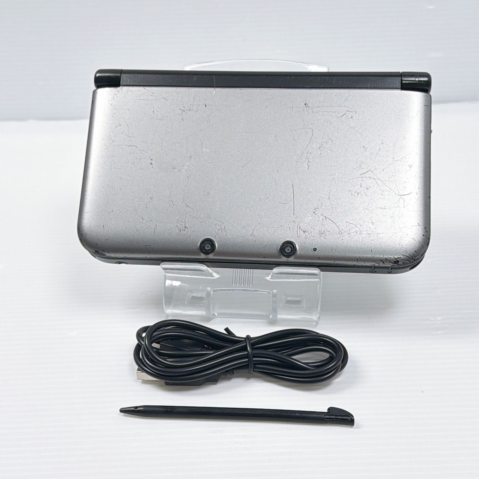 訳あり品 ニンテンドー 3DSLL シルバーブラック 遊べるセット Nintendo ds 3dsll 3DS LL 任天堂 管理番号M1893