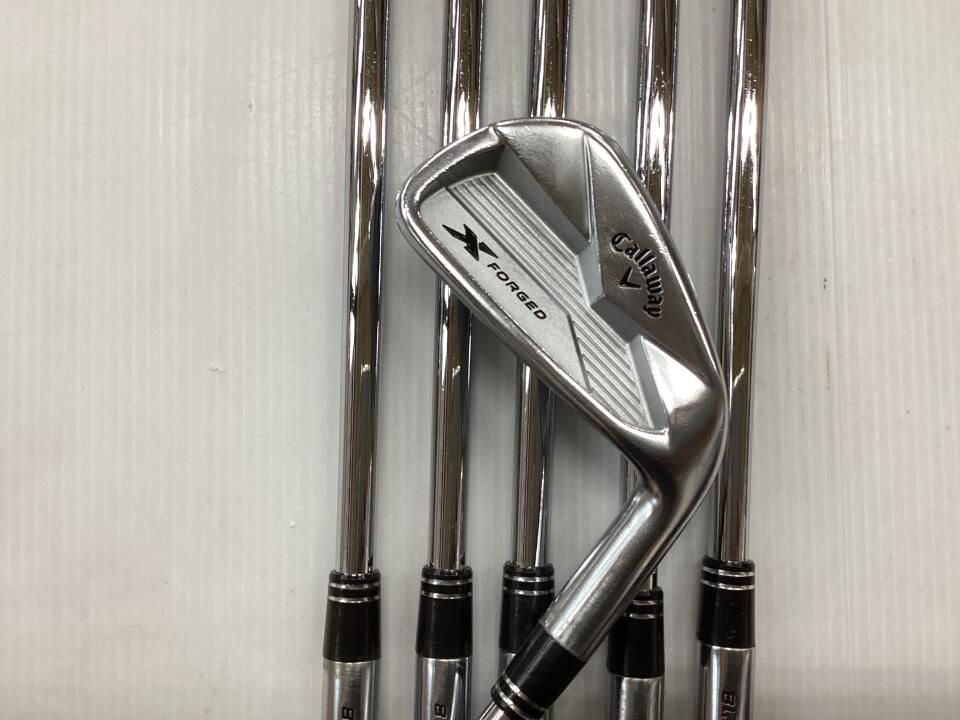 キャロウェイ　X FORGED 2018　NSプロ MODUS 3 TOUR 120　Xフレックス　アイアンセット　中古【最短即日発送】