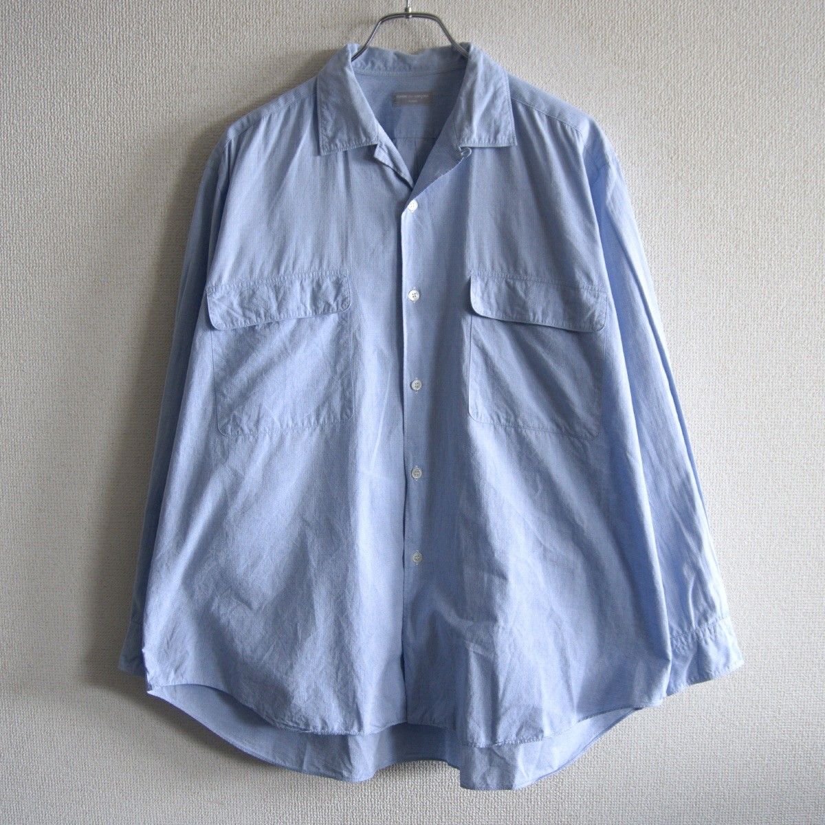 【80s/アーカイブ】COMME des GARCONS HOMME【オーバーシルエット オープンカラー シャツ】80年代 コムデギャルソン オム 26050182