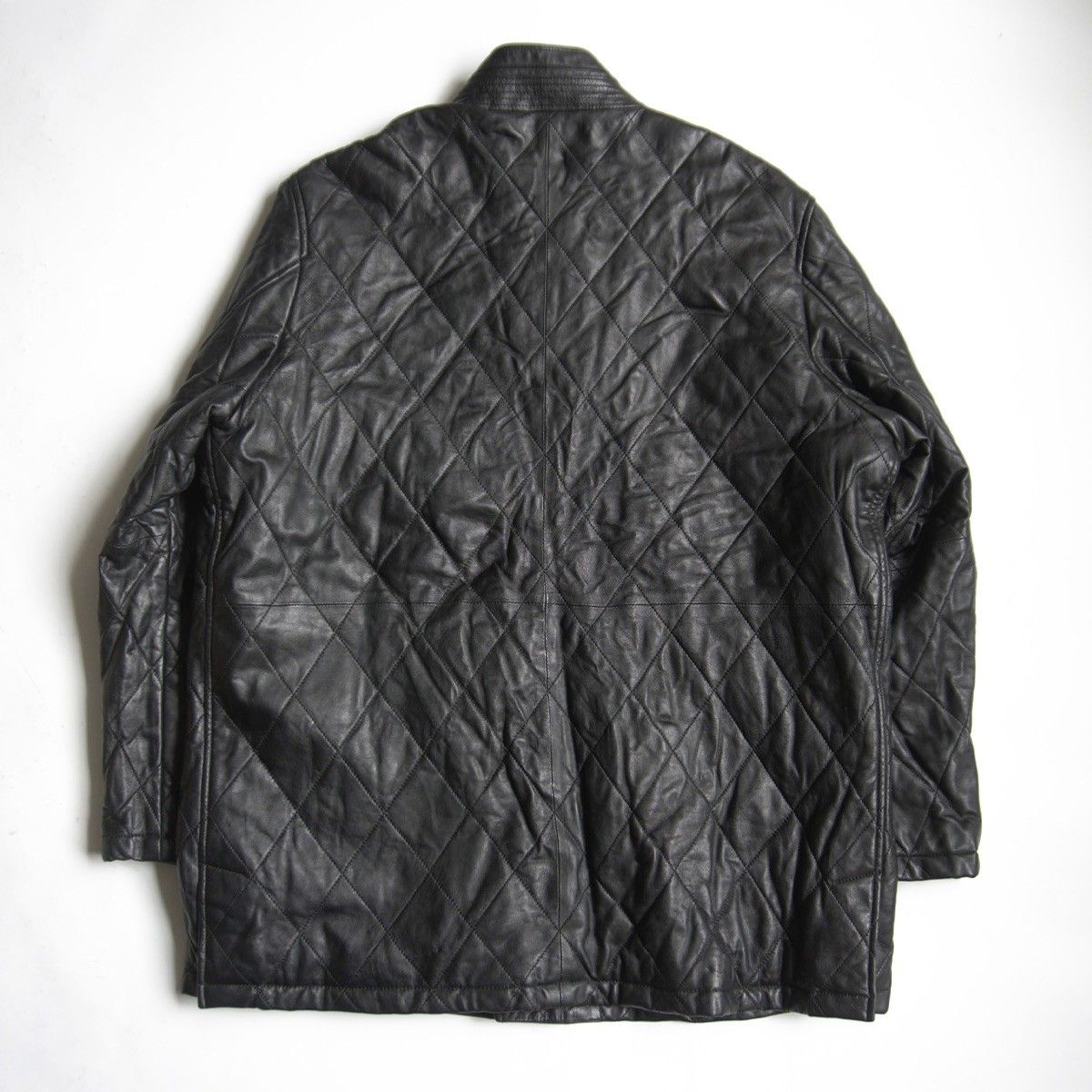 ビッグサイズ/美品】WIND ARMOR【キルティング レザー コート】4L 