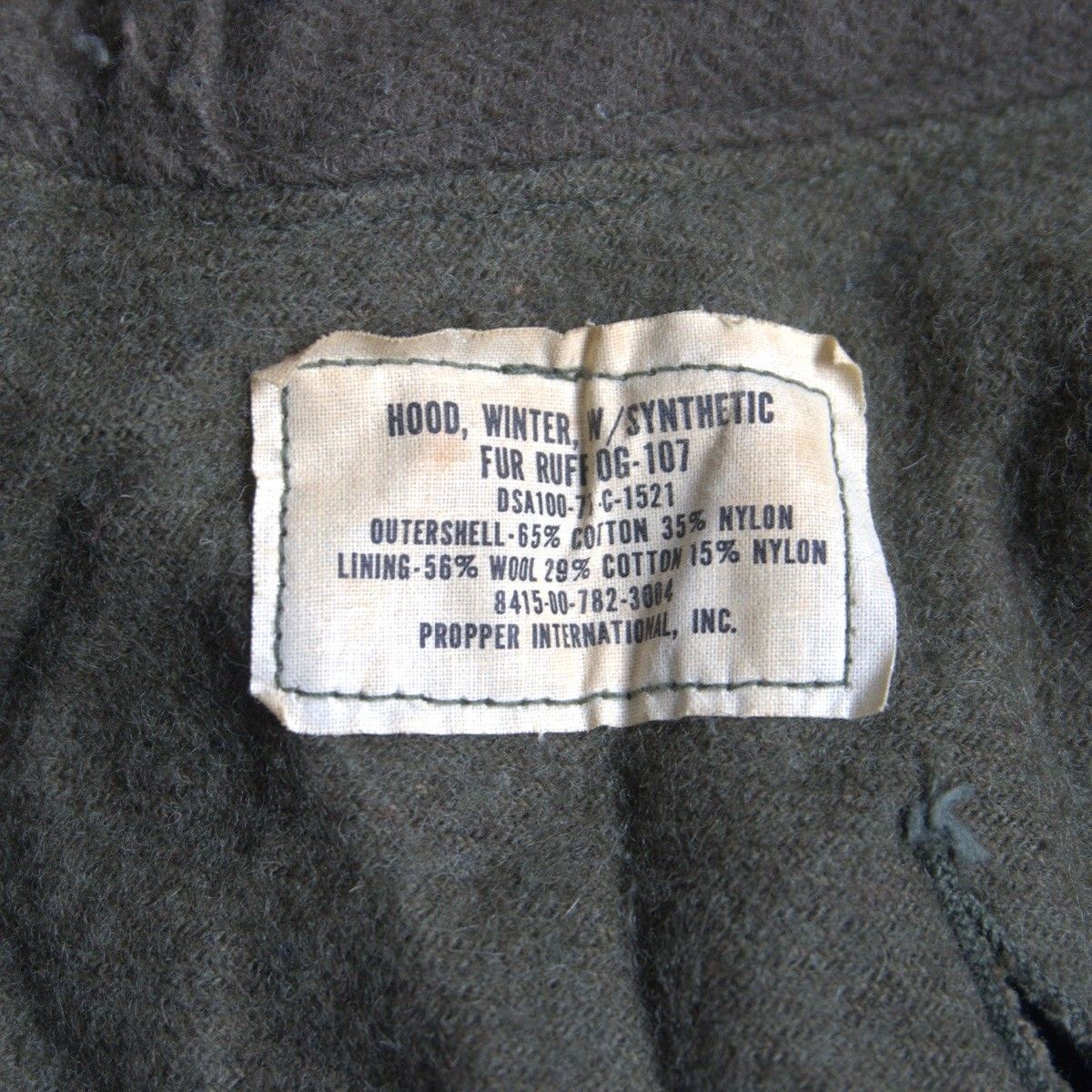 極美品/70s】US ARMY【M-65 モッズコート】M フルセット フィッシュ