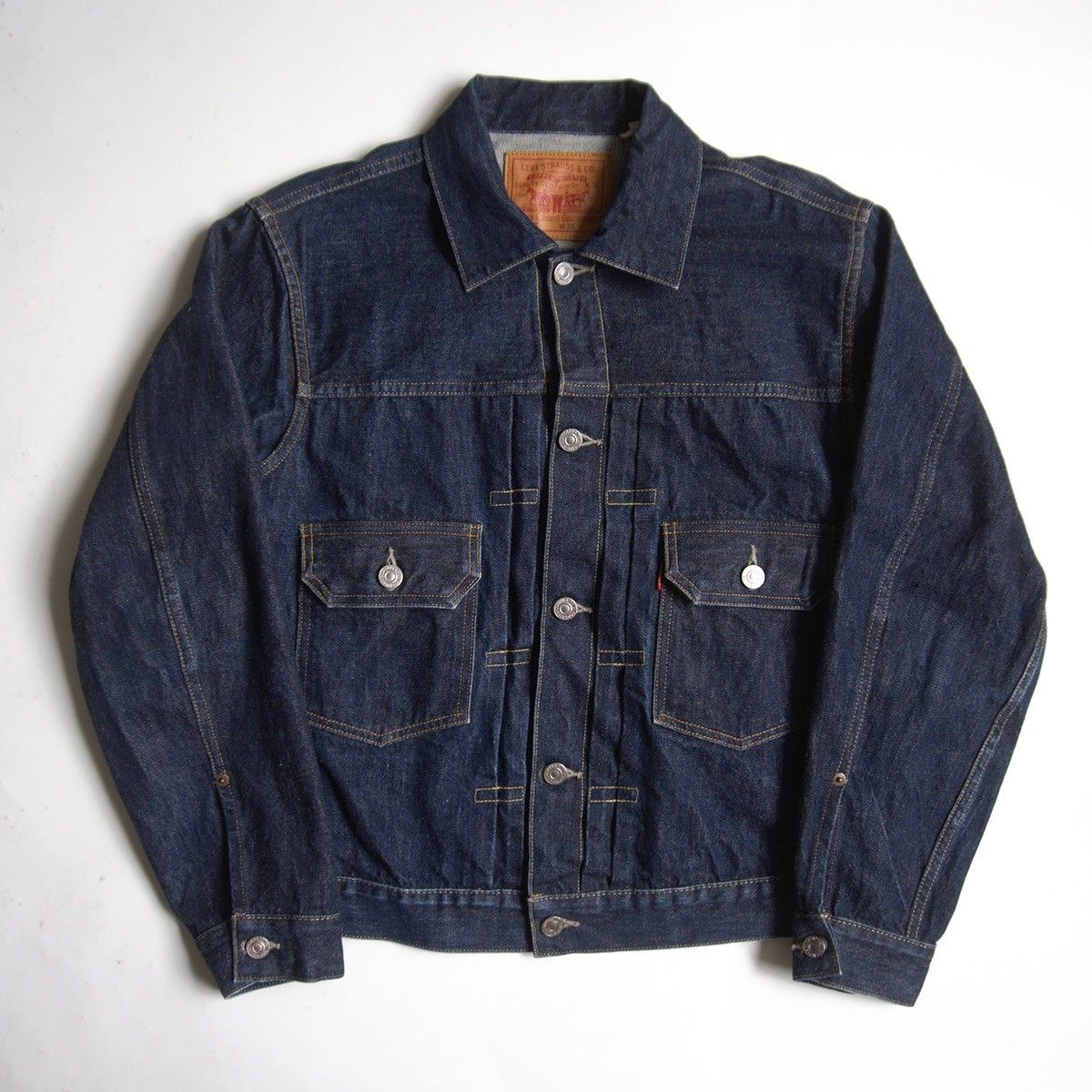 【美品濃紺/アメリカ製】 LEVI'S VINTAGE CLOTHING【507XX ビッグE デニムジャケット】38 LVC リーバイス 26050286