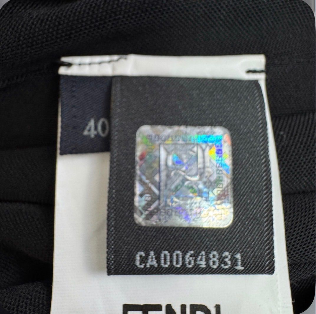 FENDI フェンディ ひざ丈ワンピース 40 ブラック イタリア製 - メルカリ