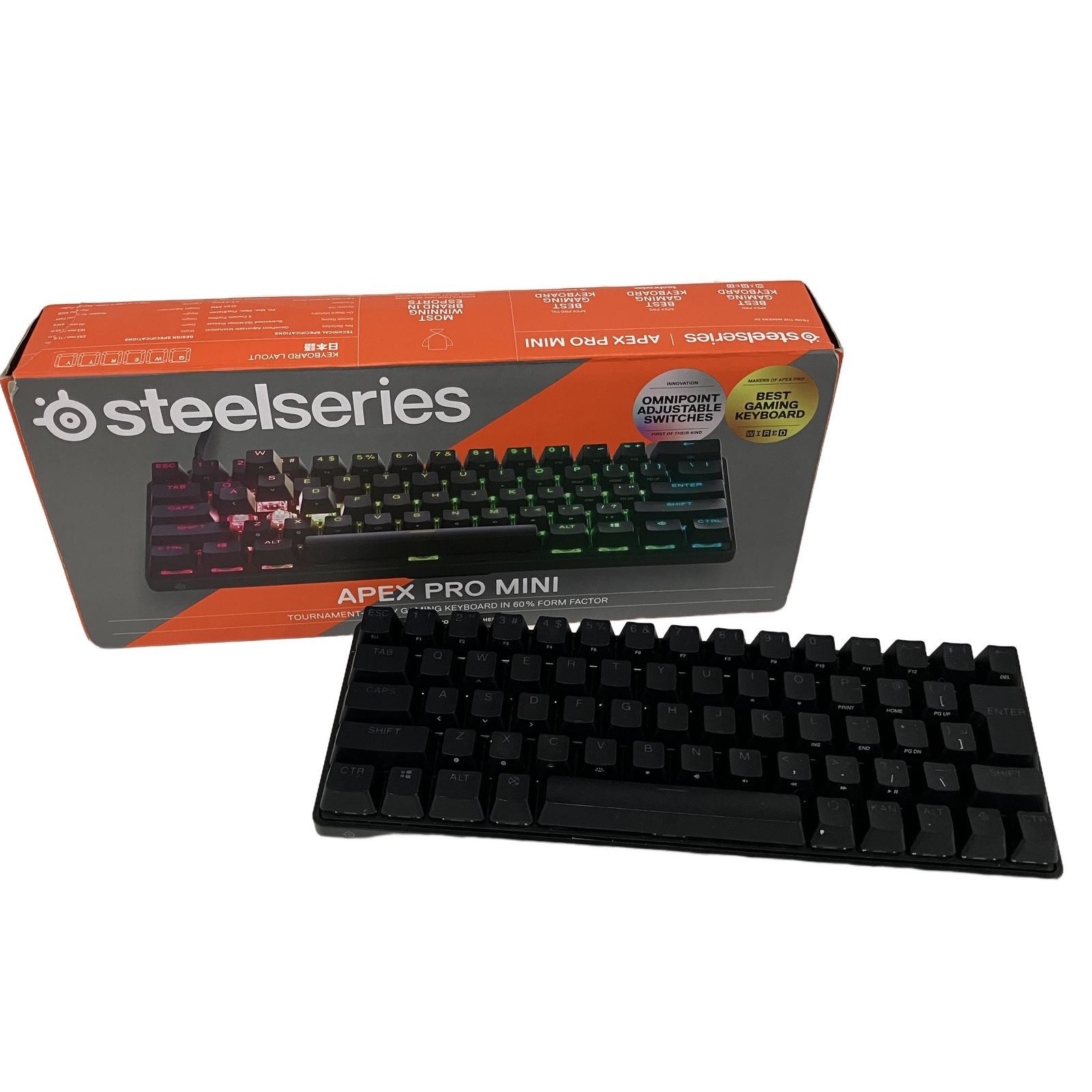 Steelseries APEX PRO MINI ゲーミングキーボード KB-00017 PC周辺機器B11228598
