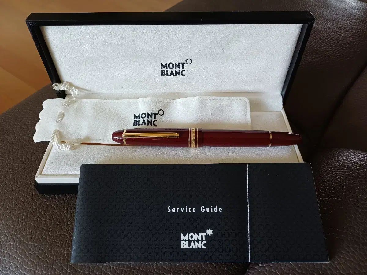 MONT BLANC 146 F닙 万年筆 バーガンディ フルセット