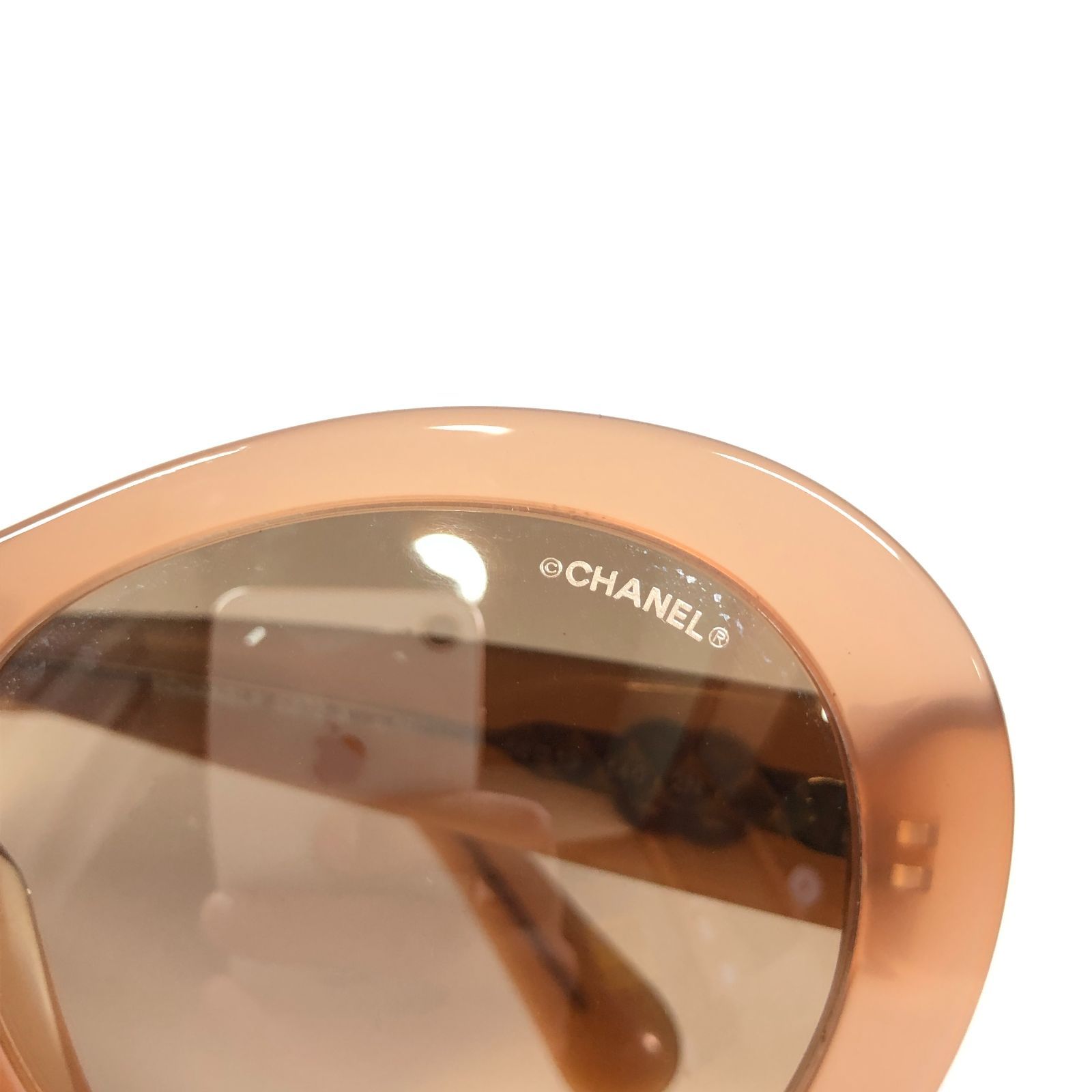 シャネル】本物 CHANEL サングラス ココマーク 5372-A ブラウン色系