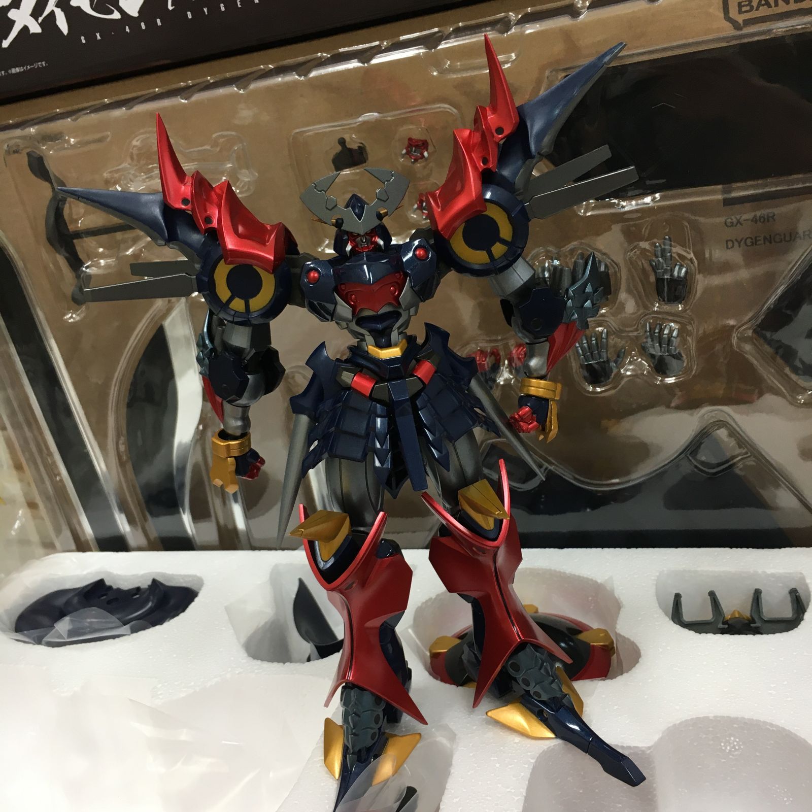 三沢店47-1-0511] 超合金魂 GX-46R ダイゼンガー＆アウセンザイター 