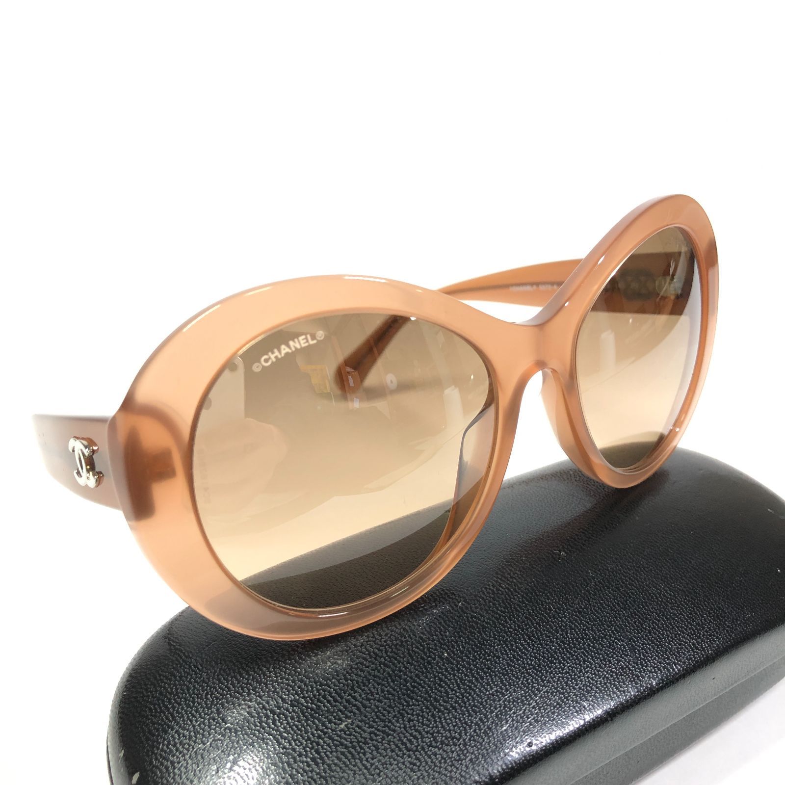 シャネル】本物 CHANEL サングラス ココマーク 5372-A ブラウン色系
