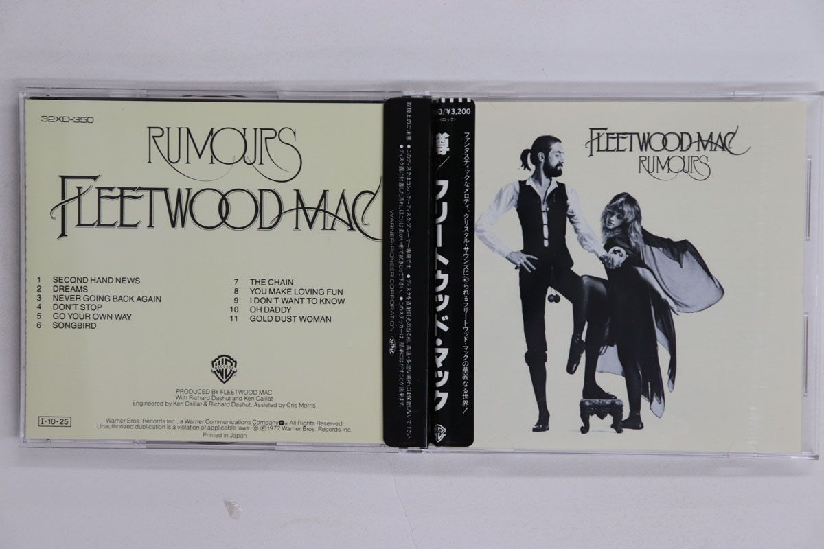 CD フリー・ウッド・マック 噂 32XD350 WARNER BROS /00110