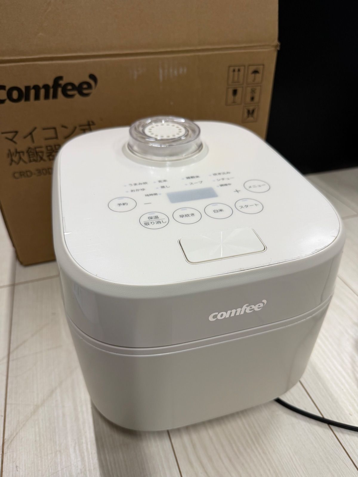 Comfee 炊飯器 5.5合炊きCRD-30DAT1B1 2024