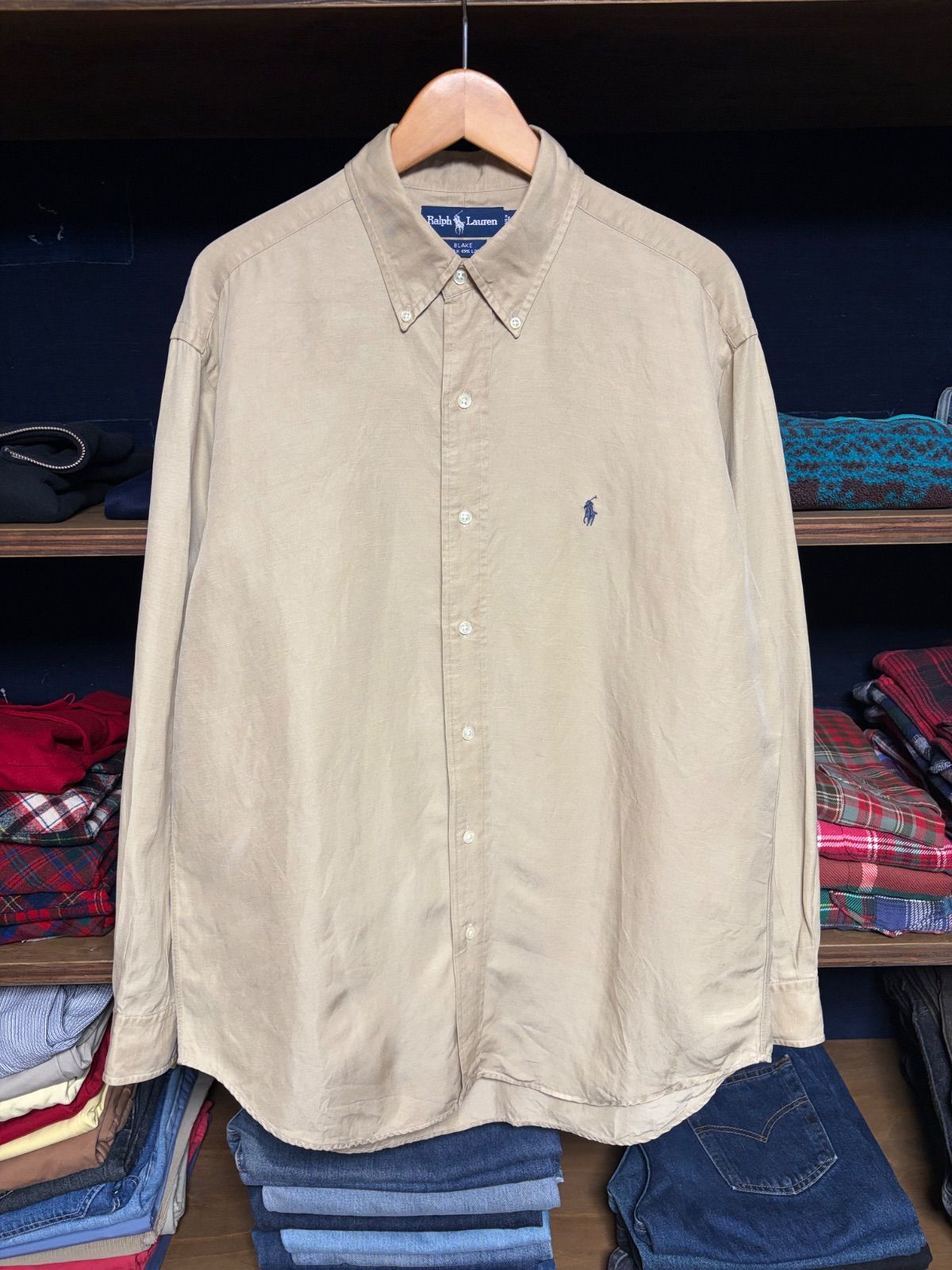 90s Ralph Lauren Blake long sleeve shirt - メルカリ