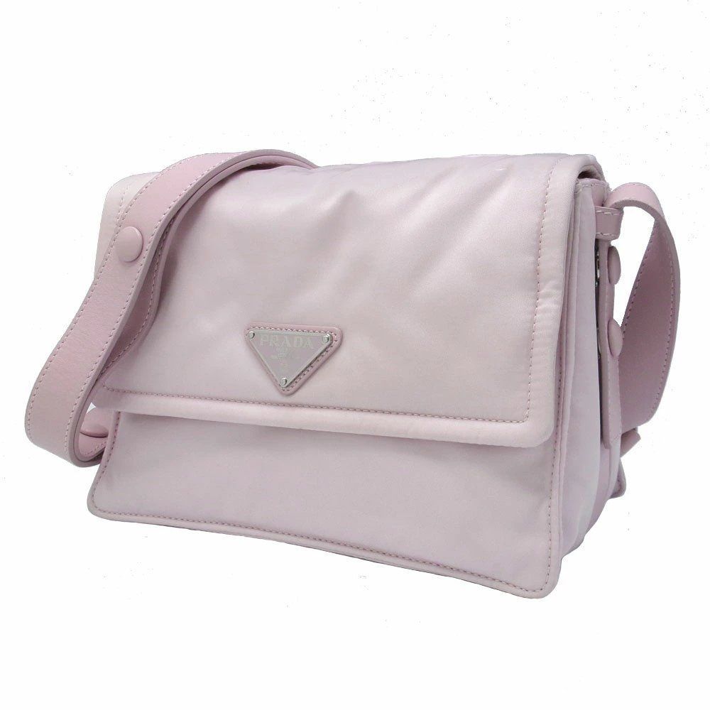 【新品】●訳あり● プラダ 1BD313 TESSUTO+VITELLO ALABASTRO (ライトピンク系) バッグ ショルダーバッグ PRADA Re-Nylon ナイロン パデッド スモール ショルダー 斜め掛け アウトレット レディース