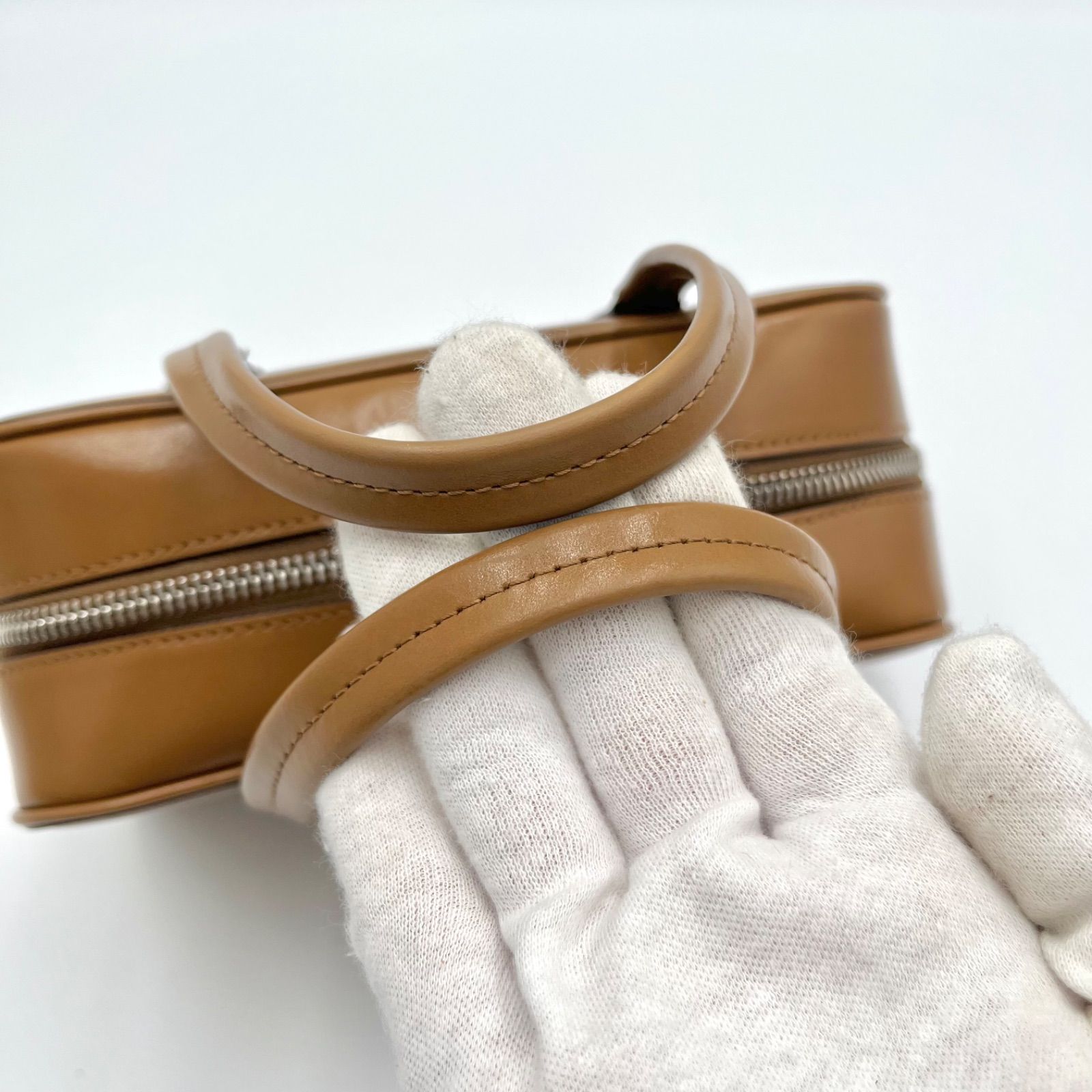 未使用 箱付き◎TOUT Y ESTトゥティエ SAC LOQUET MINI CARAMEL ロケ 