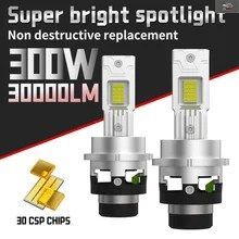 Dシリーズ D2S D4S LEDヘッドライト HIDバルブ 1:1ヘッドランプ D2R D4R 12V 24V CANBUSライト ターボファンランプ