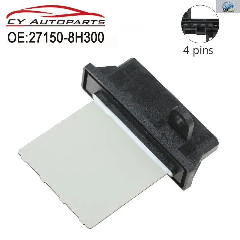 日産エクストレイルT30 2001用 新品 HVAC ヒーターファンモーターブロワー抵抗器 手動制御 4ピン 27150-8H300 271508H300
