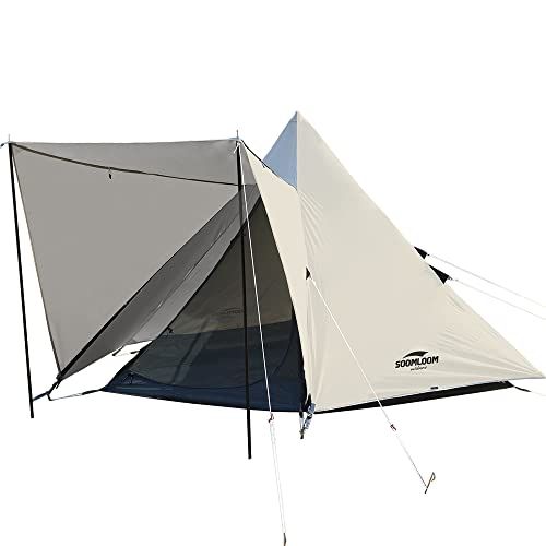 【新品】Soomloom 3-4人用テント Pristine S ワンポール インナー付き315x275x170/280x240x170 日除け 快適さ 防風/防雨/UVカット/通気 家庭/カップルキャンプ/アウトドア/キャンプ&ハイキング c6272fbb