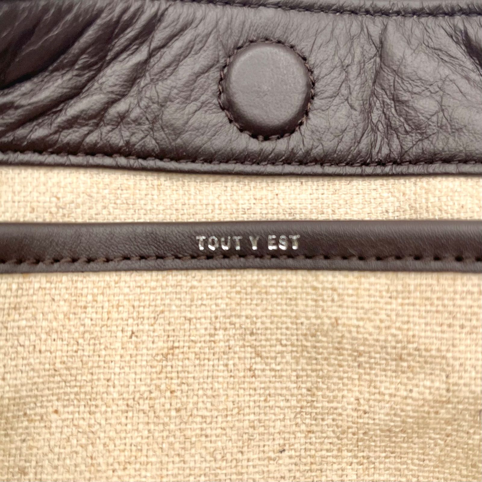 未使用保管品 完売色◎TOUT Y EST トゥティエ SAC NACELLE MINI ナセル 