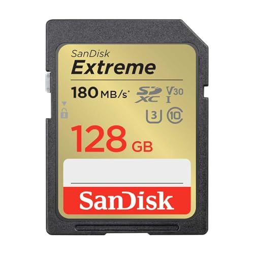 【新品】【 サンディスク 正規品 】 SDカード 128GB SDXC Class10 UHS-I U3 V30 SanDisk Extreme SDSDXVA-128G-GHJIN 簡易デザインパッケージ メーカー無期限保証 5042636c