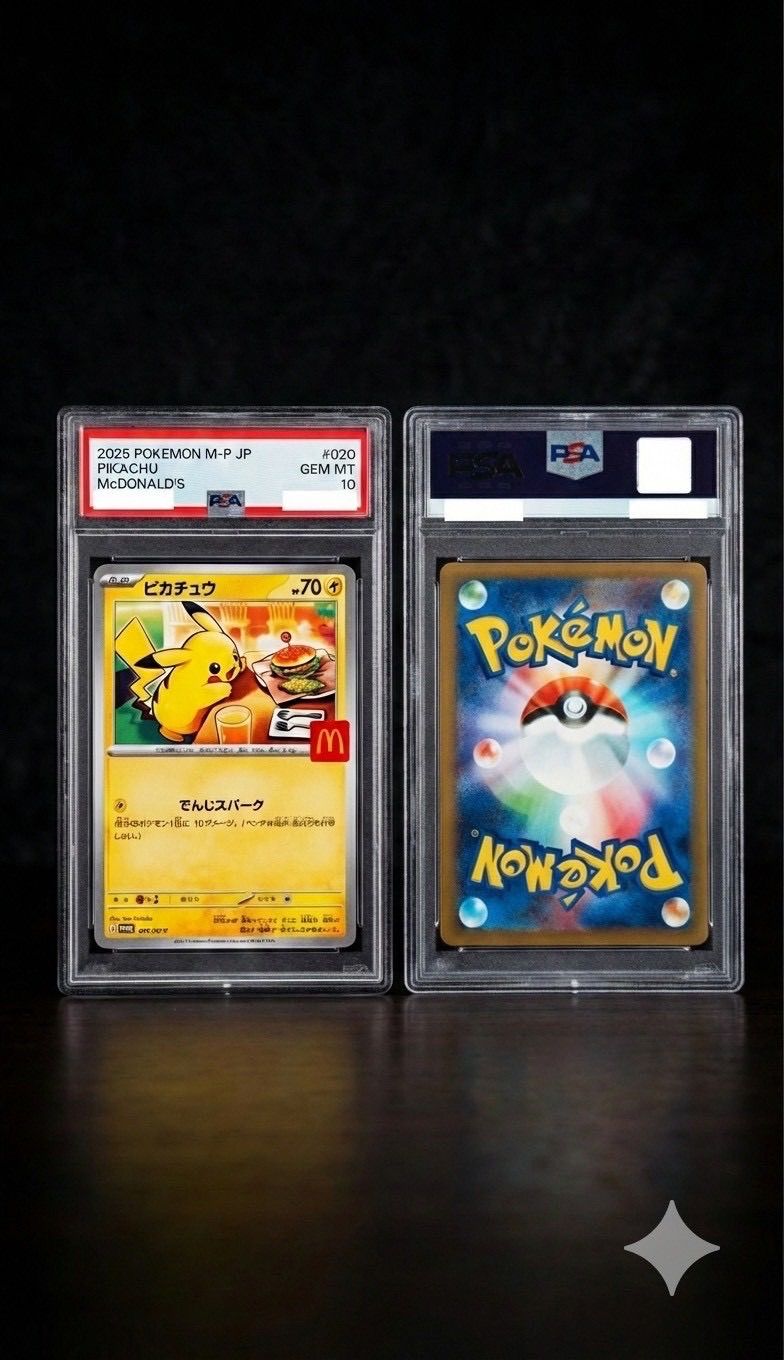PSA10】マクドナルド ハッピーセット ピカチュウ プロモ M-P 020