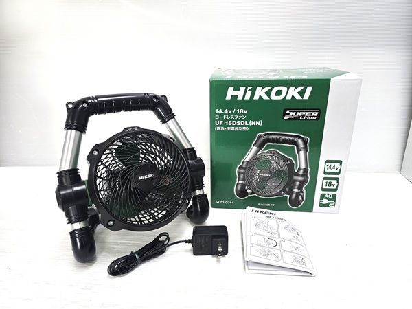 【中古品】 ハイコーキ HiKOKI 14.4V/18V コードレスファン UF18DSDL(NN) ○YR-20021○