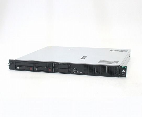 hp ProLiant DL20 Gen10 Xeon E-2224 3.4GHz 16GB 600GBx2台(SAS2.5インチ/12Gbps/RAID1構成) SmartArray P408i-a SR Gen10 中古