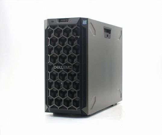 DELL PowerEdge T340 Xeon E-2124 3.3GHz 32GB 1TBx2台(SATA3.5インチ/RAID1構成) PERC H330 中古