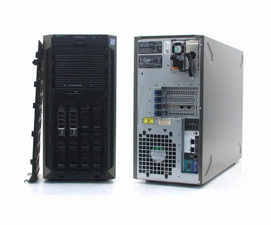 DELL PowerEdge T340 Xeon E-2124 3.3GHz 32GB 1TBx2台(SATA3.5インチ