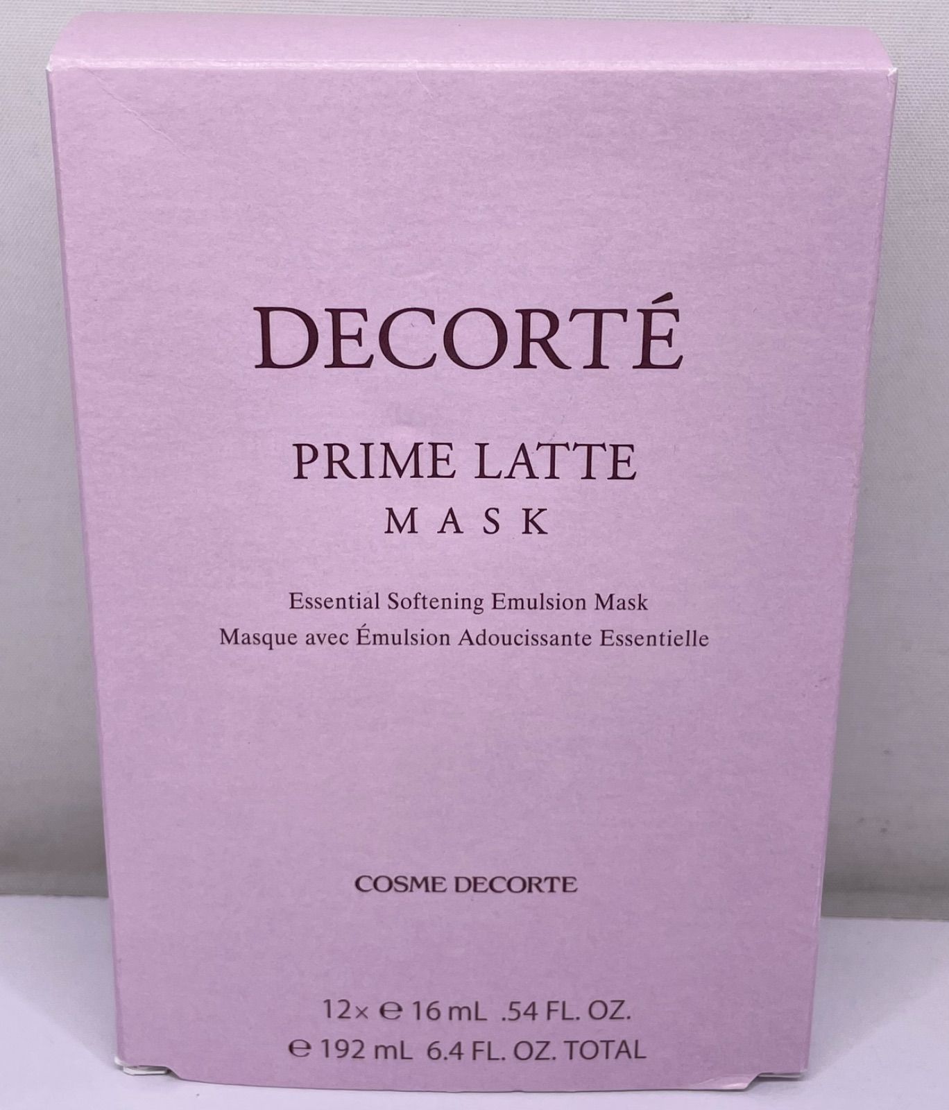 DECORTE PRIME LATTE MASK 12枚入り×5箱 【公式通販】