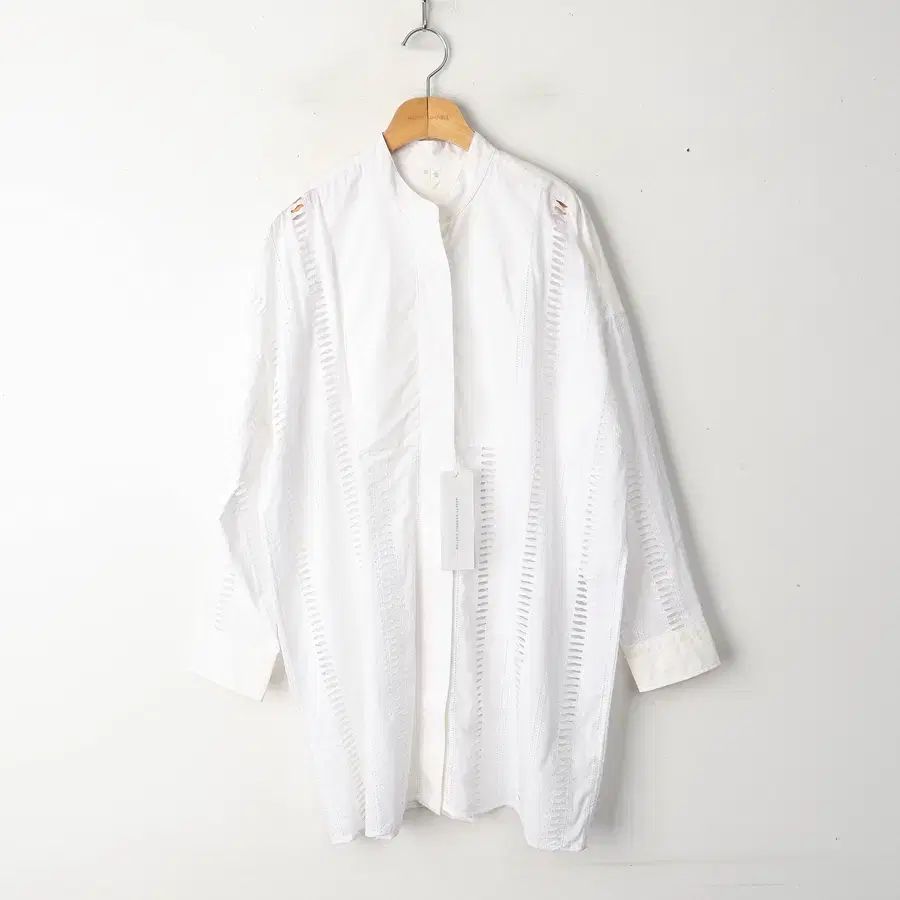 55/新品 ARKET アーケット コットン シャツ ロング丈