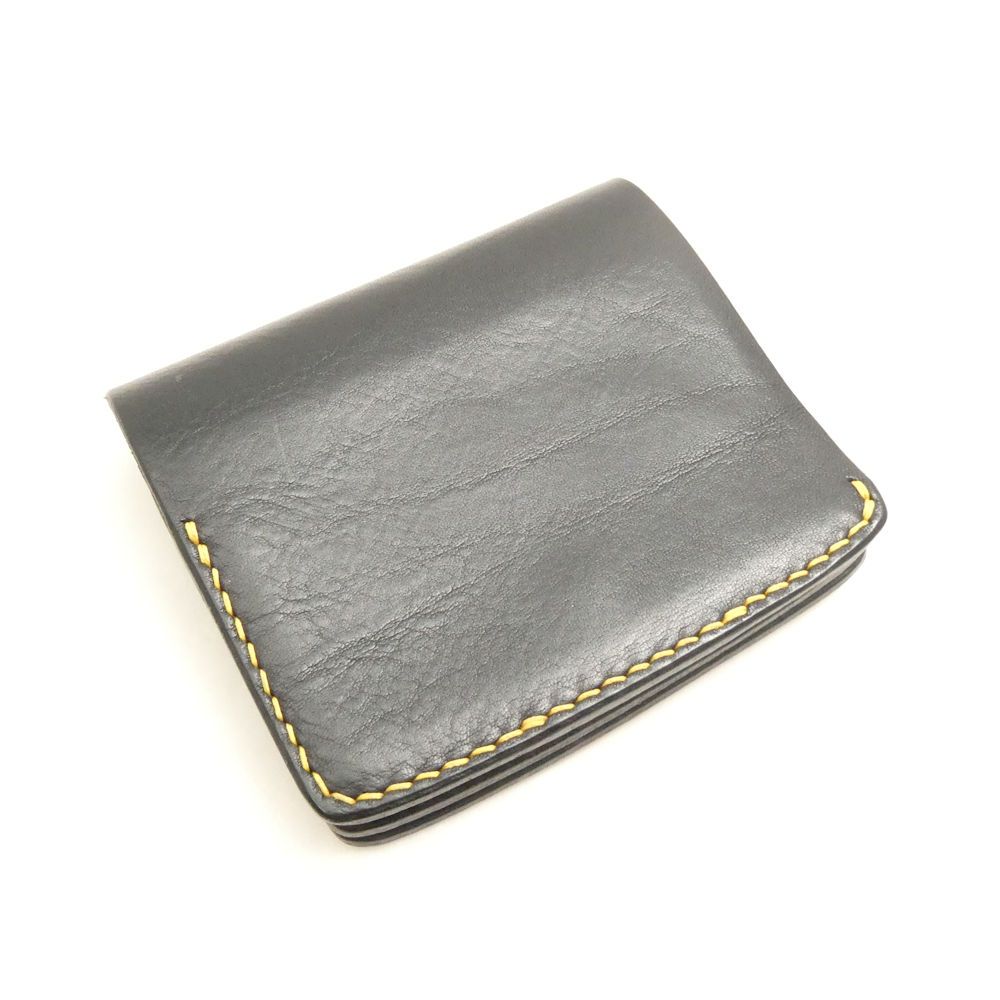 美品 kamekura leather MiW-01 AIBO 二つ折り財布 サイフ AM8709