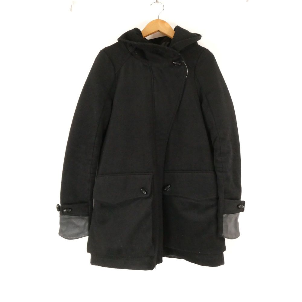 美品 DENHAM デンハム コート ウール 他 中綿 ジップアップ フーディ レディース AM8730B22