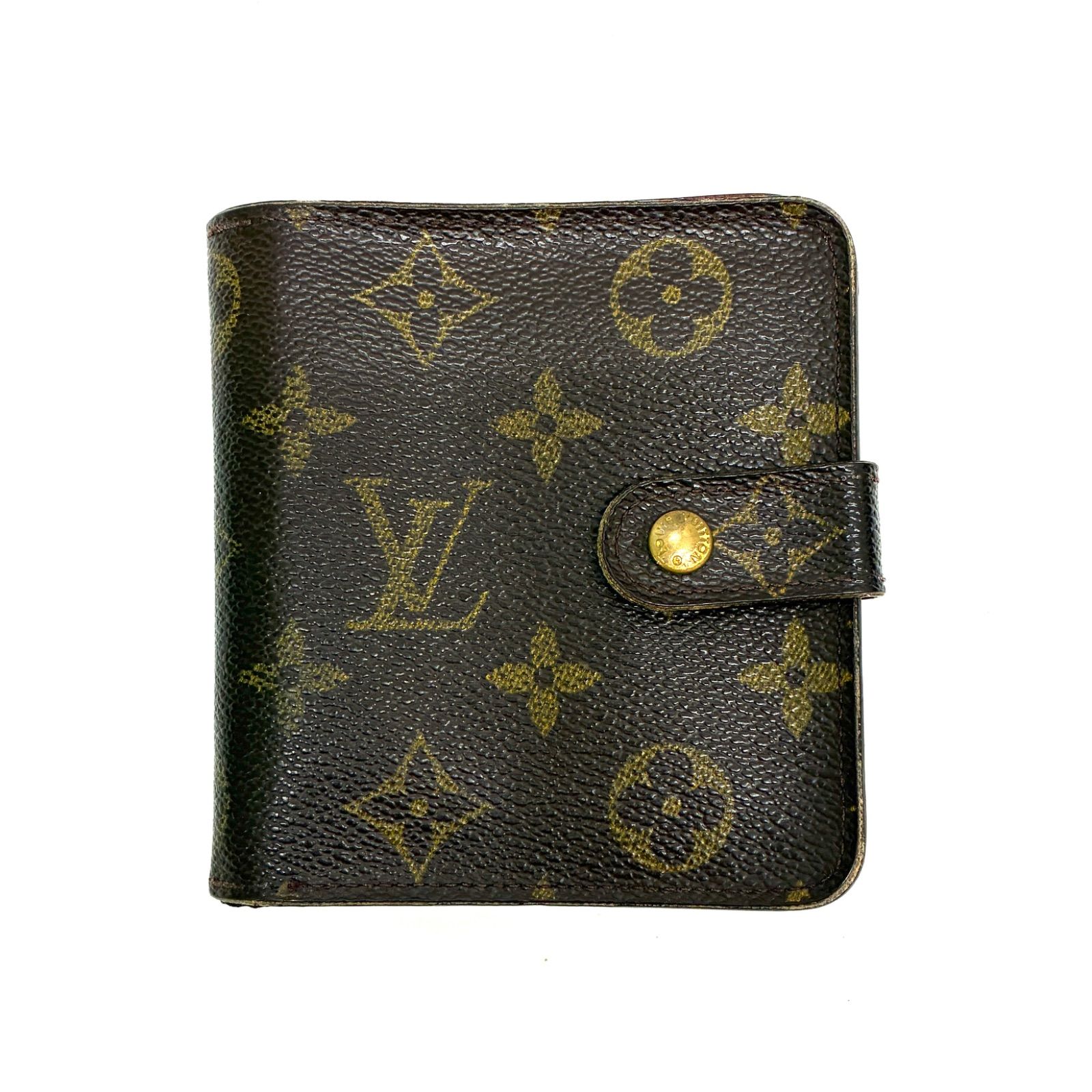 ◆LOUIS VUITTON◆ルイヴィトン モノグラム コンパクトジップ 折り財布 CT0011