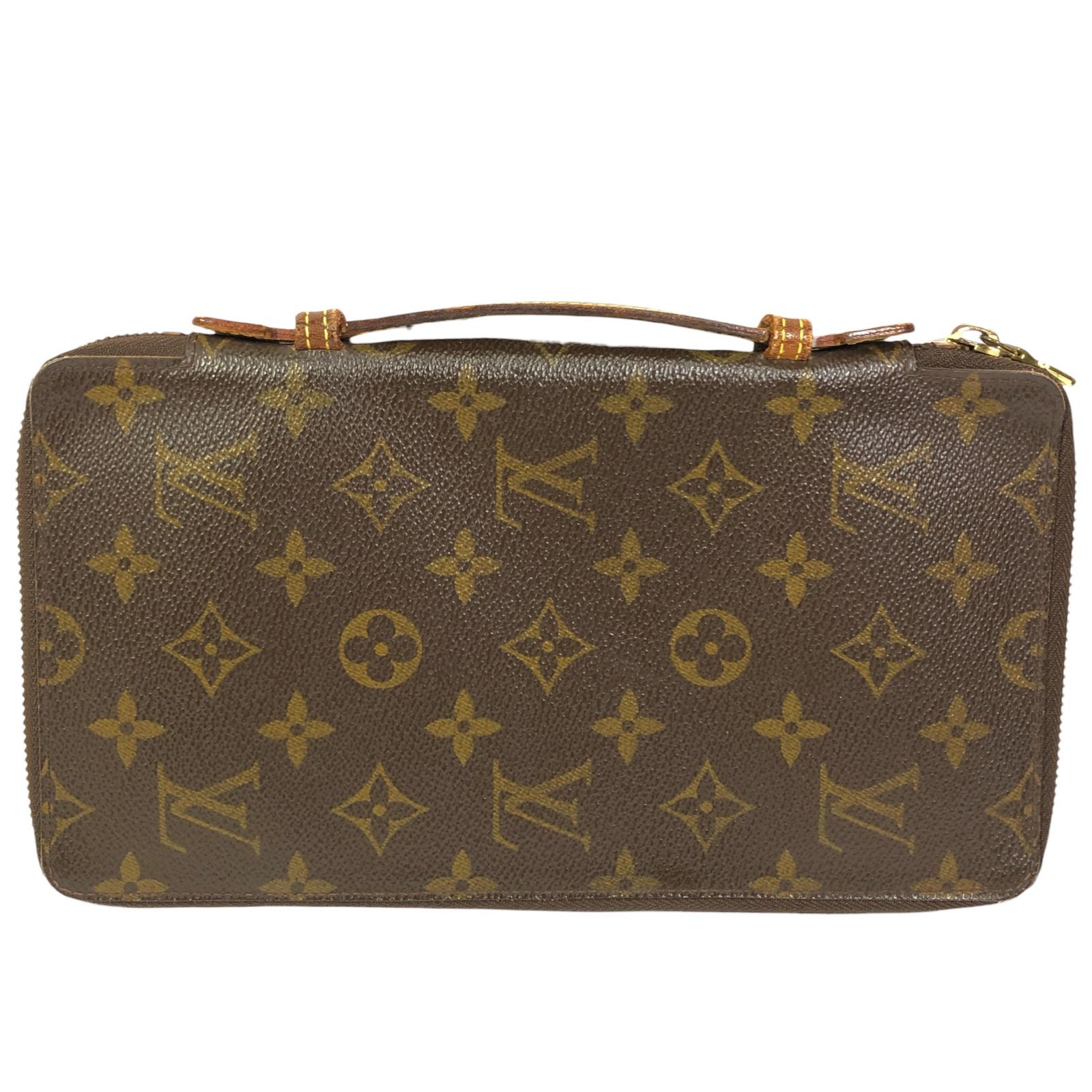【ルイヴィトン】本物 LOUIS VUITTON オーガナイザー ドゥ ボワヤージュ モノグラム M60119 長財布 トラベルケース セカンドバッグ 仏製