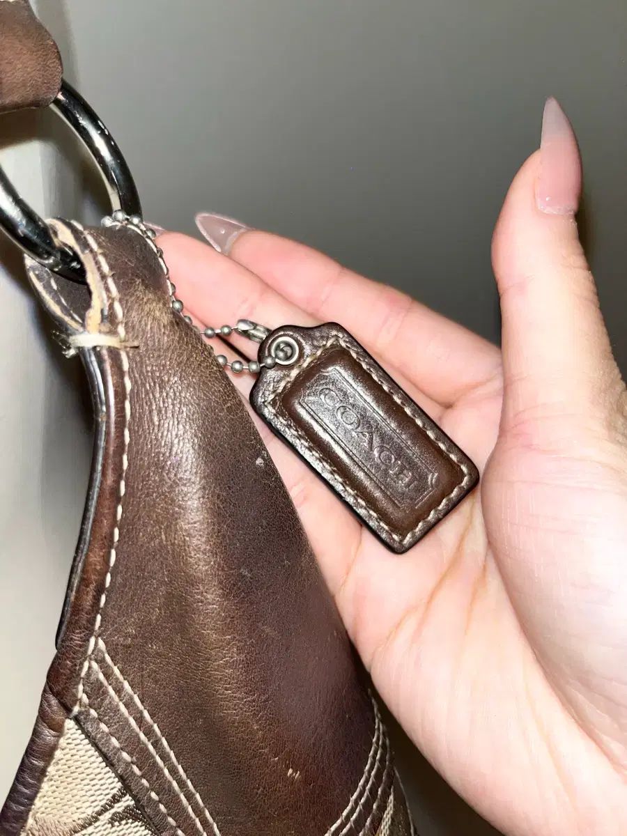 コーチ ベースブラウン ショルダーバッグ