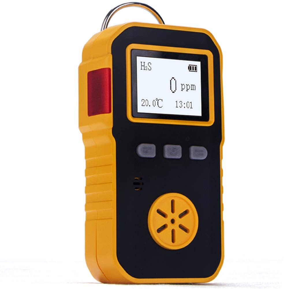 BOSEAN 硫化水素検知器 H2S検知器 高精度 工業用硫化水素センサー 1ppm単位 0-100ppmデジタル表示 酸素濃度測定器 硫化水素 濃度 温度 IP65 硫化水素測定器 警報器 音 光 振動アラーム 警報機 ポータブル 長寿命 c4c63066