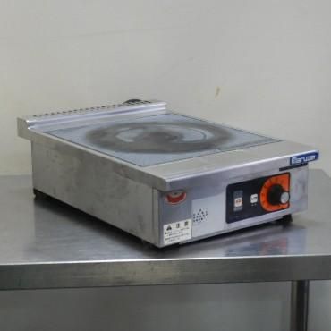 2015年製 マルゼン MIH-02C 業務用 1口 IH コンロ 2.0kw 単相200V 卓上 